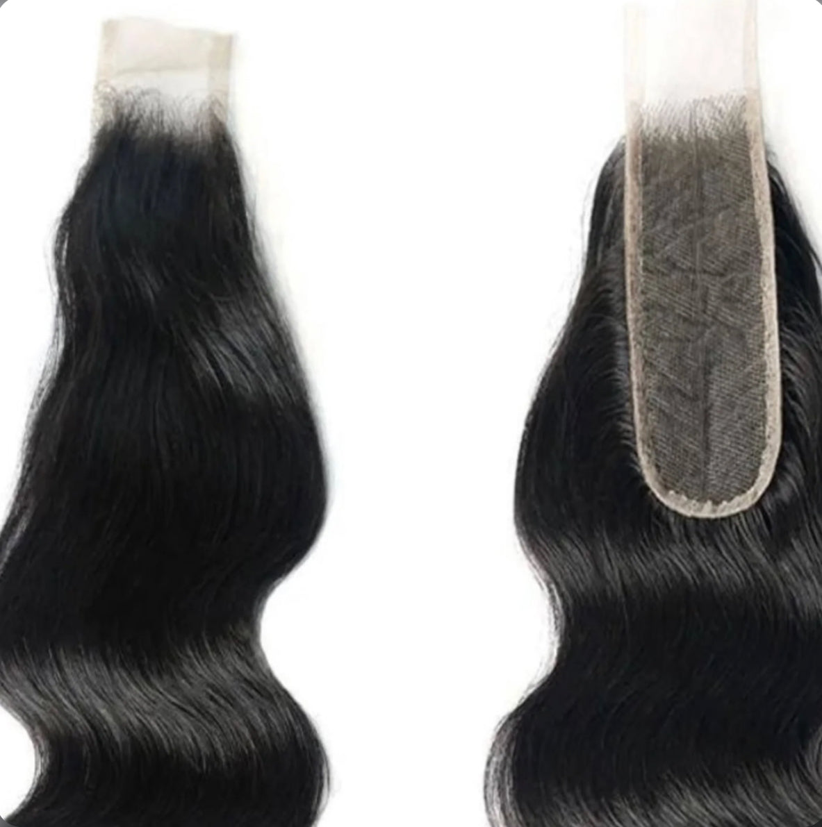 2 x 6 Virgin Virgin Hair Closures